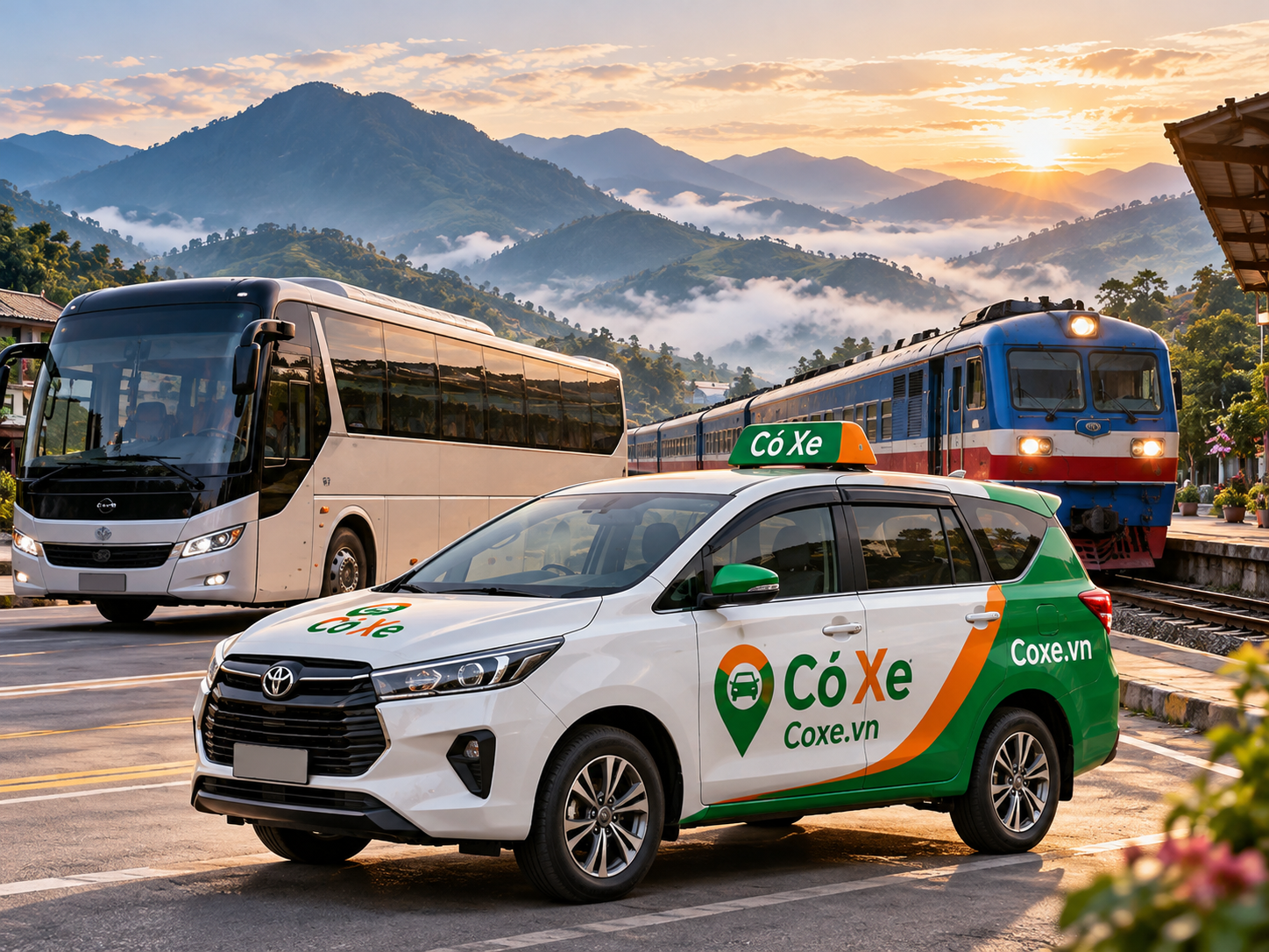 so sánh xe giường nằm, tàu hỏa và xe riêng khi đi Sapa từ Hà Nội