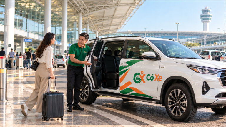 Đặt xe sân bay Nội Bài: kinh nghiệm chọn xe và giờ đón